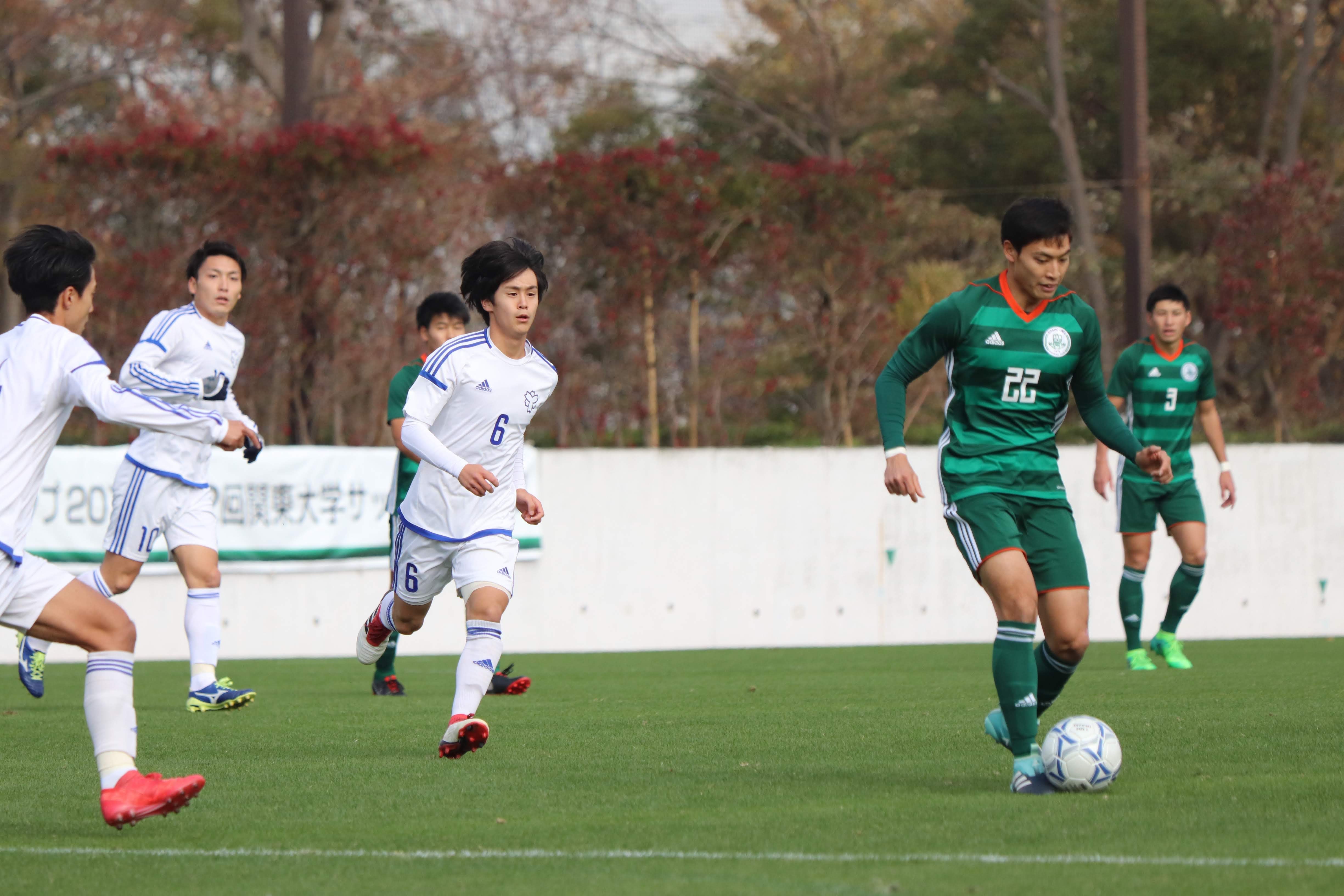 関東大学サッカーリーグ戦 2部：日本体育大学 vs 立正大学