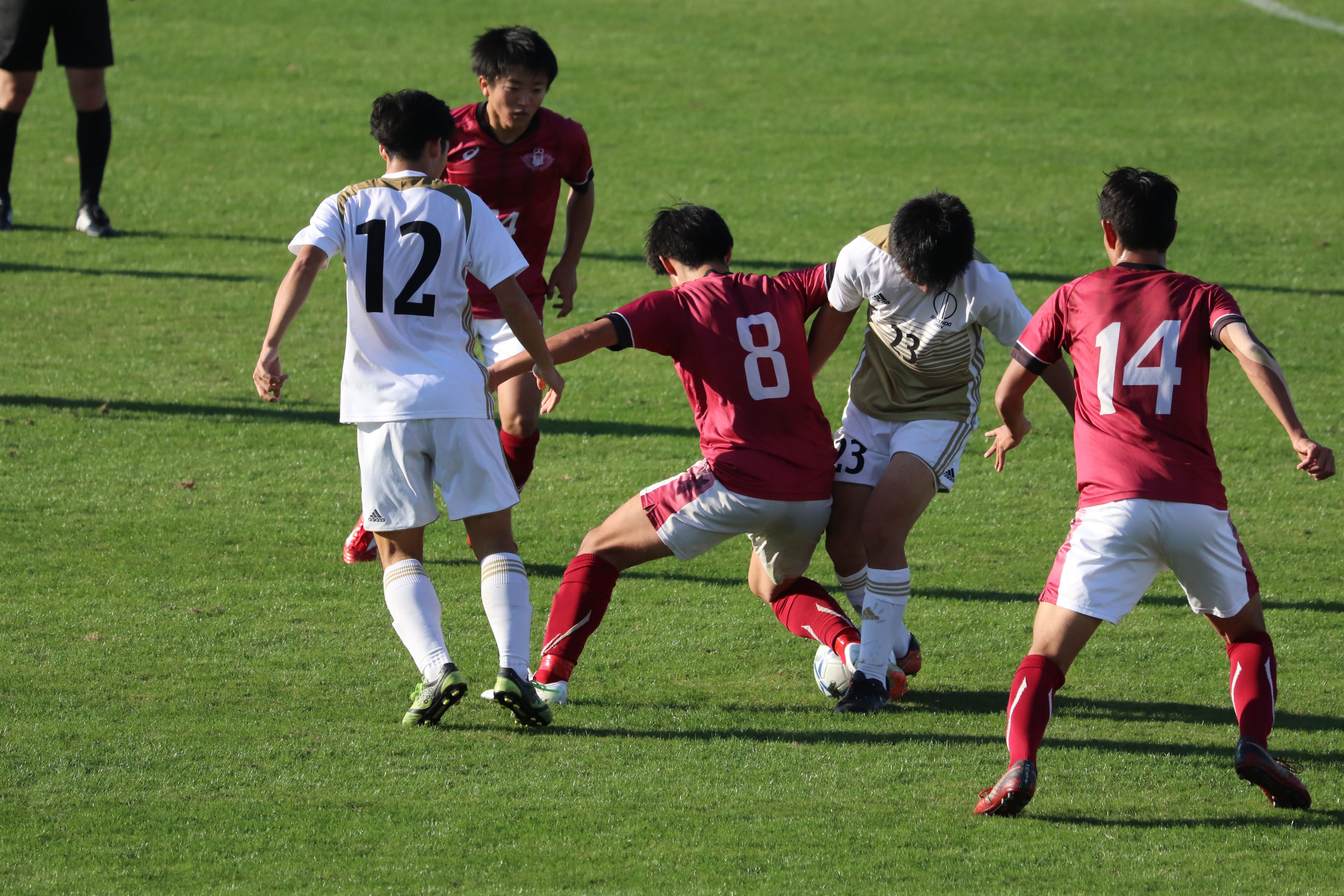 関東大学サッカーリーグ戦 1部：早稲田大学 vs 順天堂大学