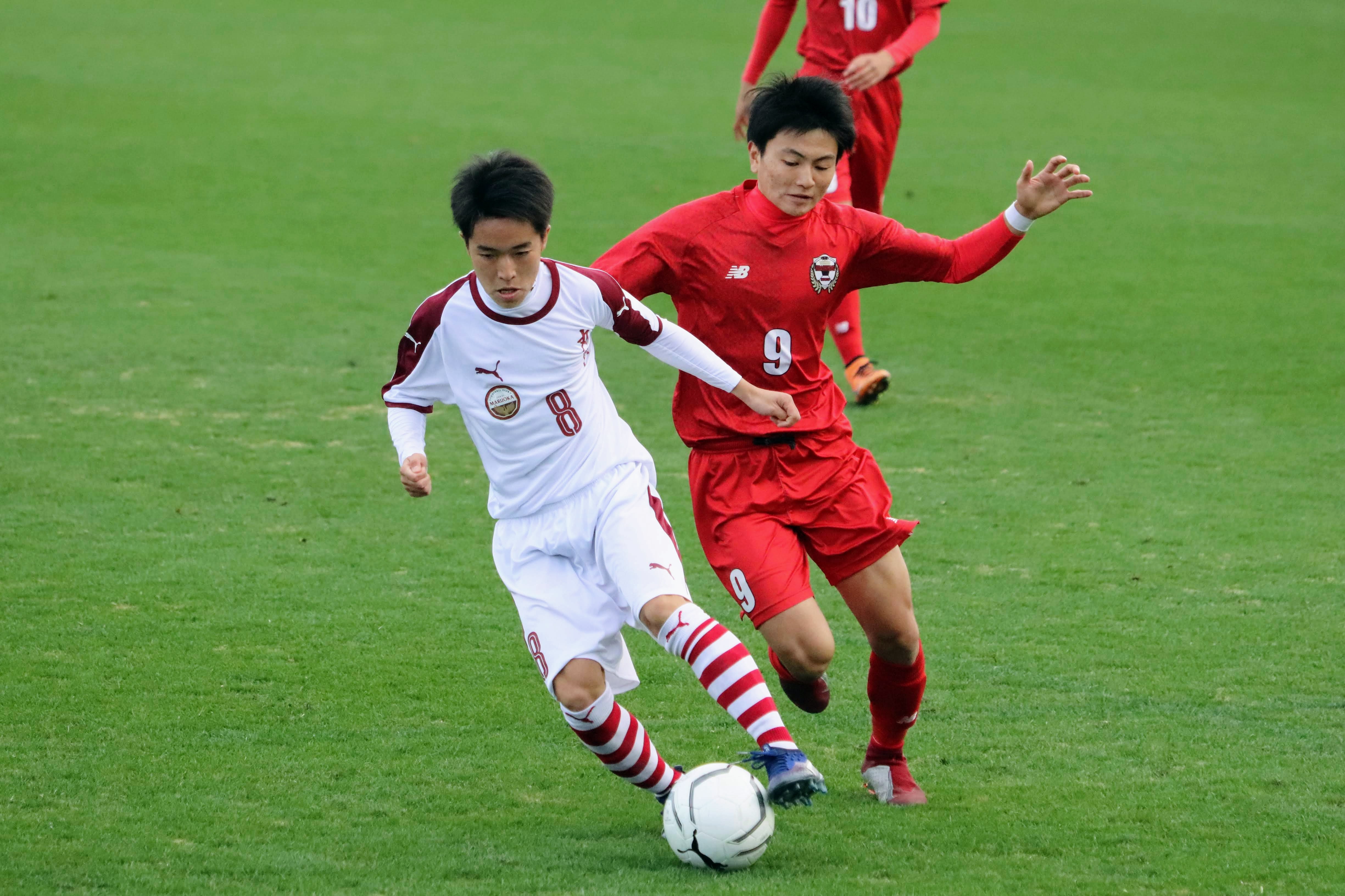 高校サッカー選手権大会：丸岡 vs 東山